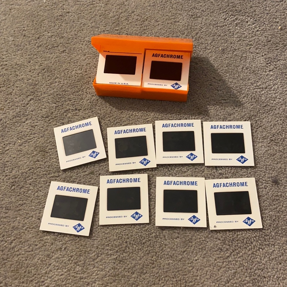 Agfachrome color transparencies